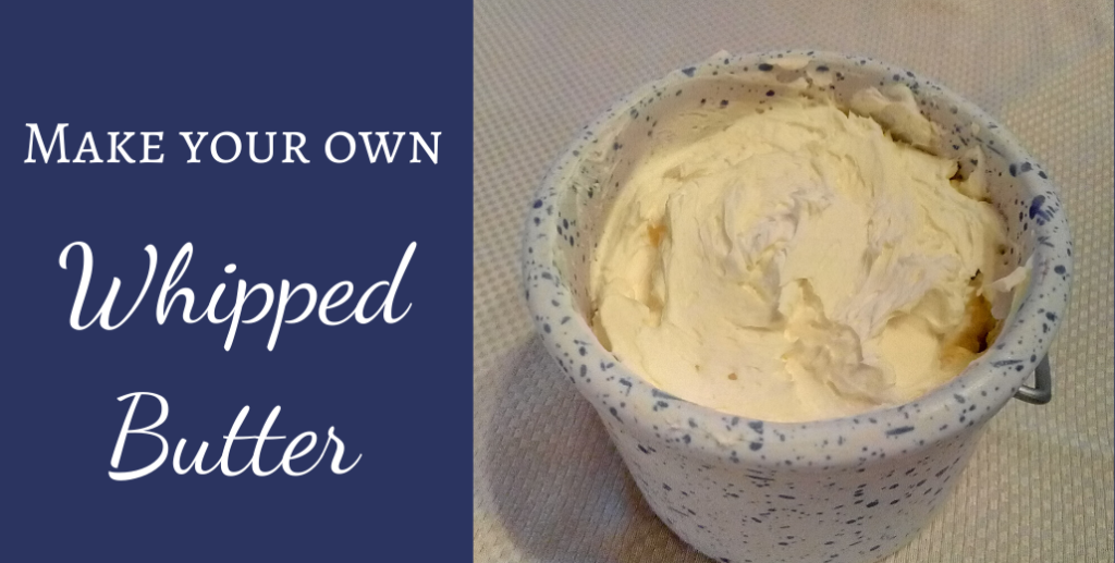 Make your own whipped butter - One Homely House