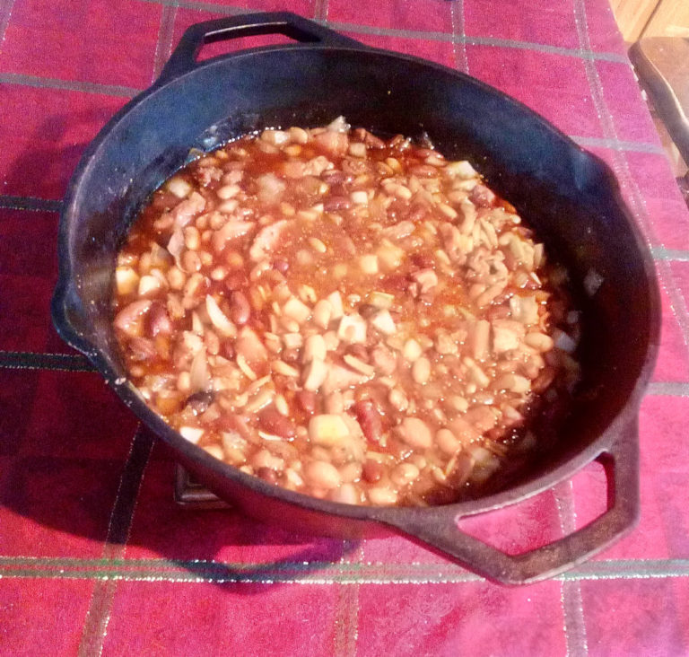 Dutch Oven Baked Beans One Homely House