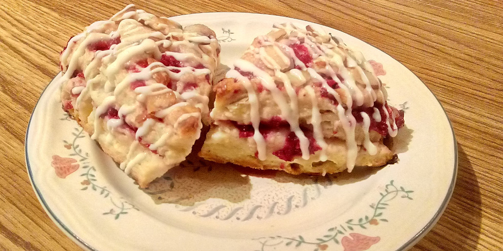 cranberry almond scones