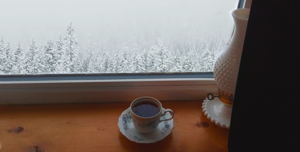 winter teacup