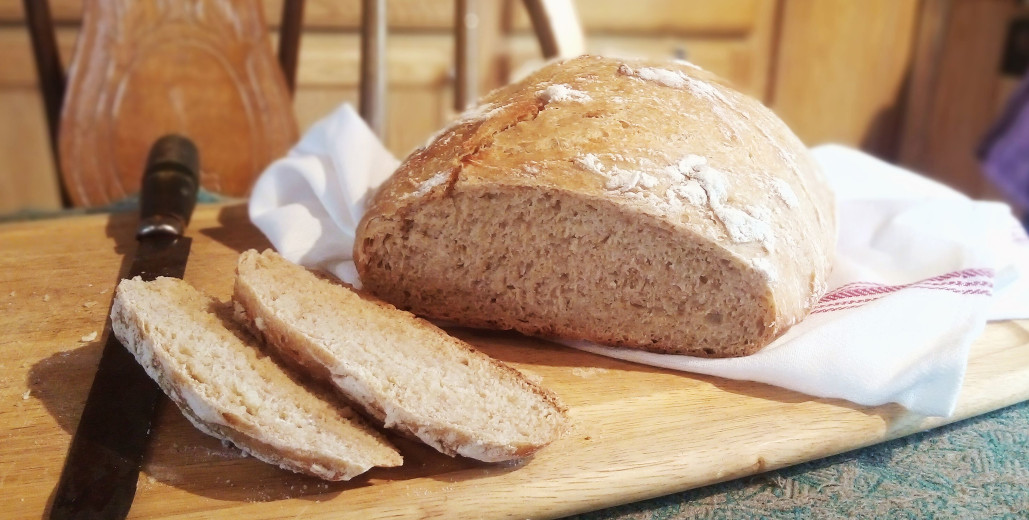 Sourdough bread baking doesn't have to be finicky! Just seven minutes of hands-on time in the evening is all you need to make the dough, then let it do all the work of rising while you sleep. Shape and bake in the morning, and you have a delicious, fuss-free loaf of bread with minimal effort!