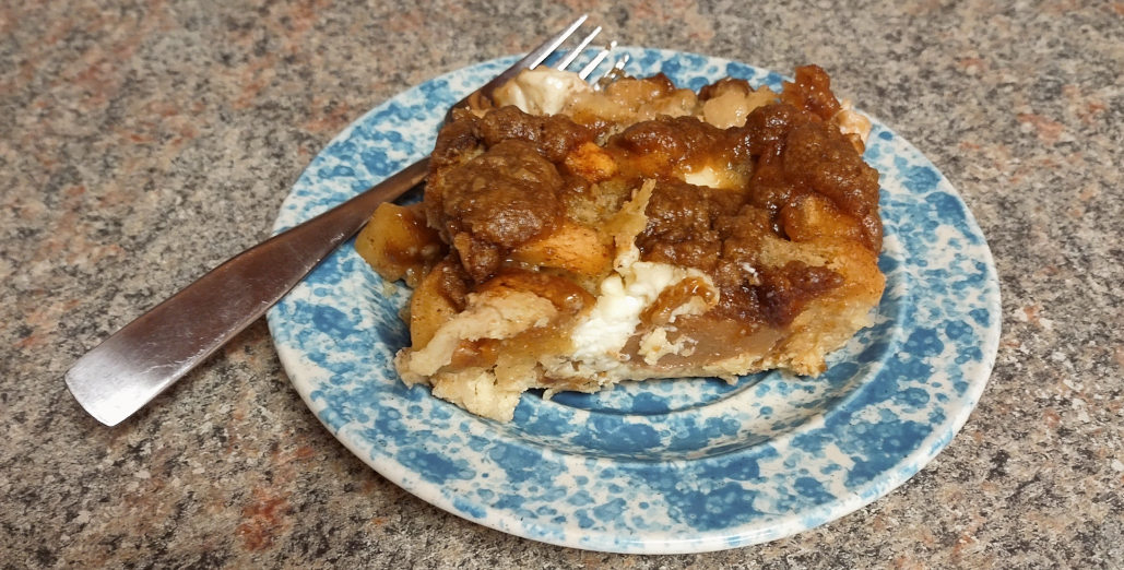The flavors of apple and cream cheese Danishes combined in an easy French toast bake give you delicious flavor with much less effort than pastry-making!
