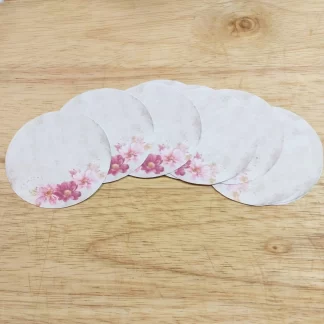 Medley of Mums Round Labels