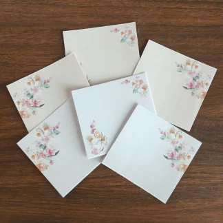 Just Peachy Floral Labels
