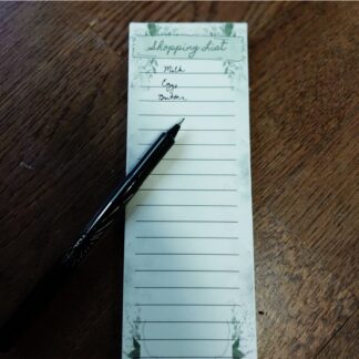 Sketchbook Foliage Handmade Shopping List Pad